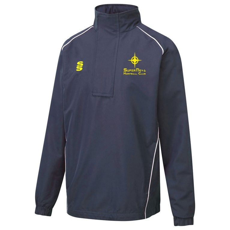 Supernova Korfball 1/4 Zip Rain Jacket Navy