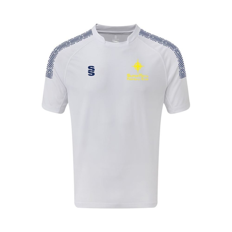 Supernova Korfball - Dual Games Shirt - White/Navy/Yellow - Unisex Fit